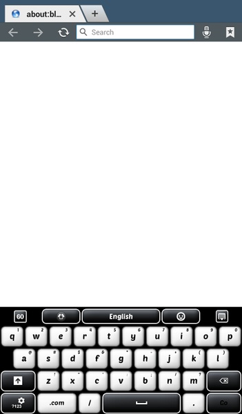 GO Keyboard Black and White Theme - Preview 7