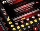 SMS Messages Dusk Red Theme screenshot 1