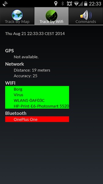 AndroidLost Tracker - Preview 2