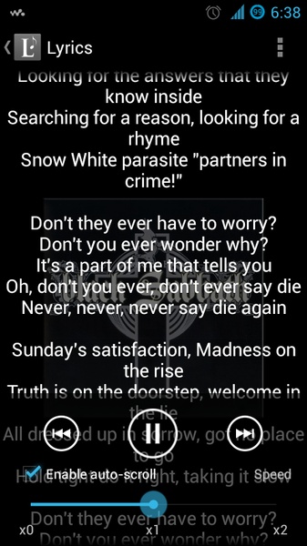 Lyrics Music Extension - Preview 3