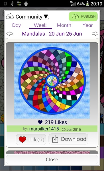 Mandalas coloring pages - Preview 19