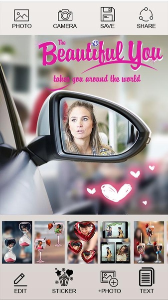 PIP Selfie Camera Photo Editor - Text On Photo Col - Preview 1