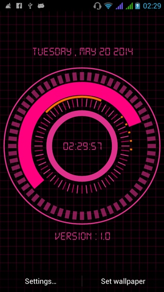 Animated Digital Clock Free - Preview 3