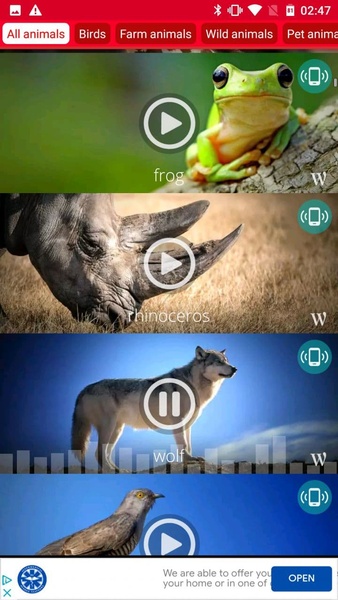 Animals: Ringtones - Preview 4