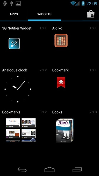 3G Notifier Widget - Preview 2