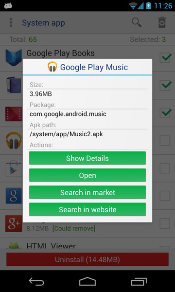 System App Uninstaller - Preview 3