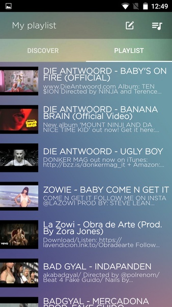 Air Music Player - Preview 2