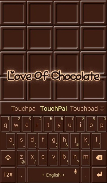 Love Of Chocolate TouchPal Theme - Preview 1