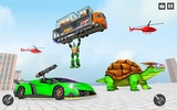 Turtle Super Robot Car Transform Shooting Game screenshot 2