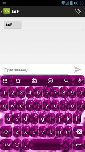 Theme Shading Pink for Emoji Keyboard - Preview 4