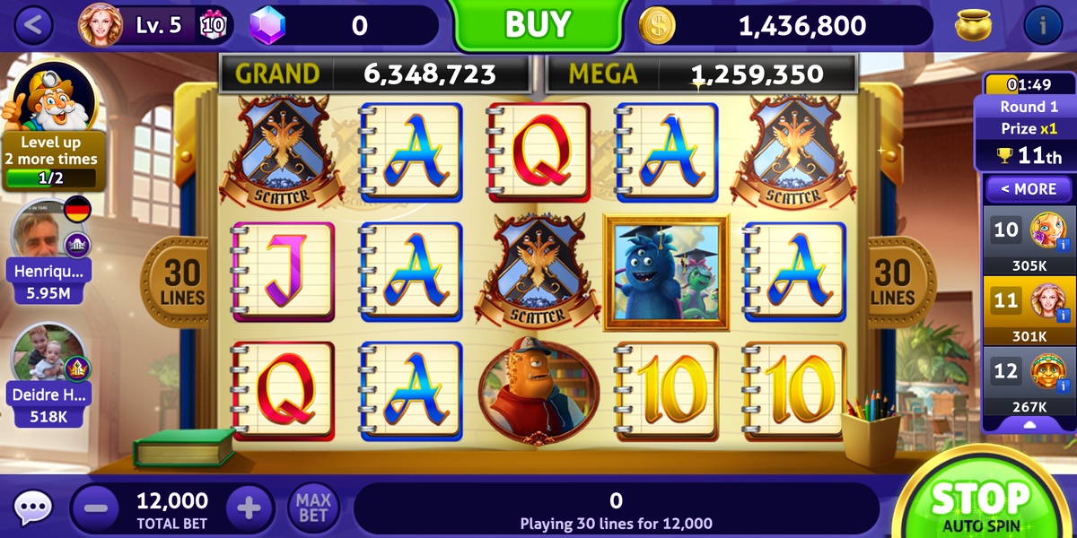 Jogo de habilidade do Vegas Club Slots Online Megaspin Caça-Níquel