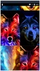 Neon Wolf Live Wallpapers screenshot 1