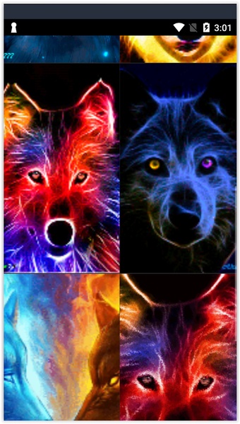 Neon Wolf Live Wallpapers - Preview 1