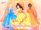 Princess Color by Number Game screenshot 11