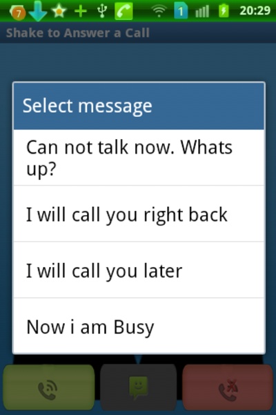 Shake to Answer a Call - Preview 2