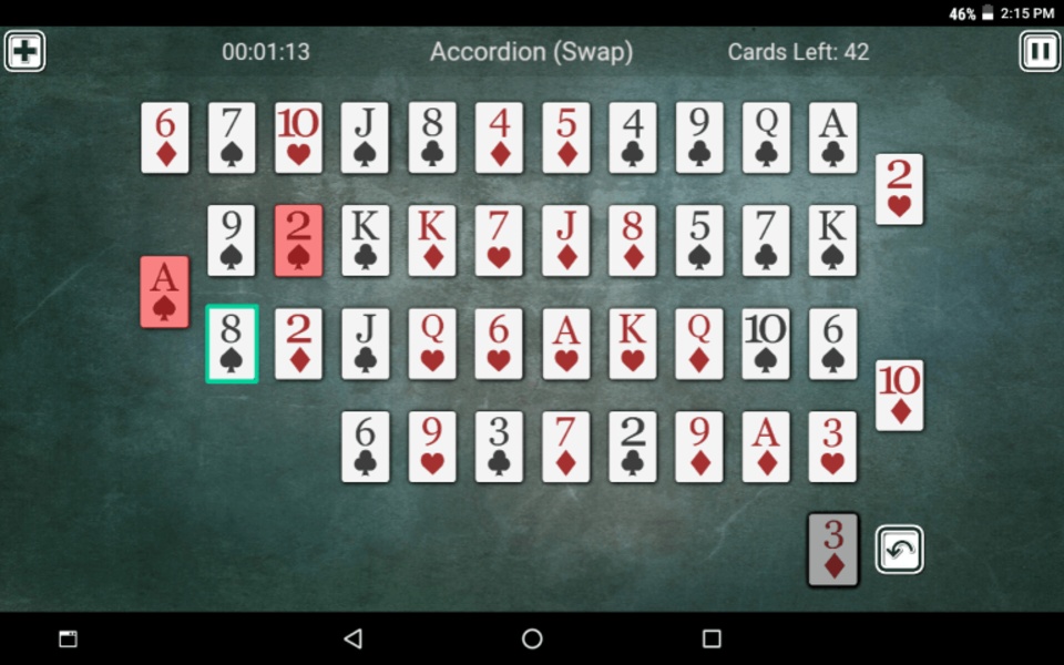 Accordion Solitaire - Preview 1