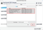 MacSonik PDF Merge Tool screenshot 4