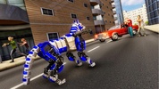 Police Dog Robot Car Transform screenshot 12