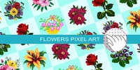 Flowers Pixel Art Color By Number screenshot 6