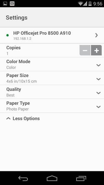 HP ePrint - Preview 4