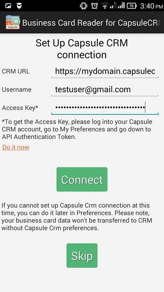Business Card Reader for CapsuleCRM - Preview 7