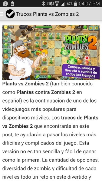 Trucos Plants vs Zombies 2 - Preview 4