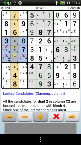Sudoku 2Go Free - Preview 1