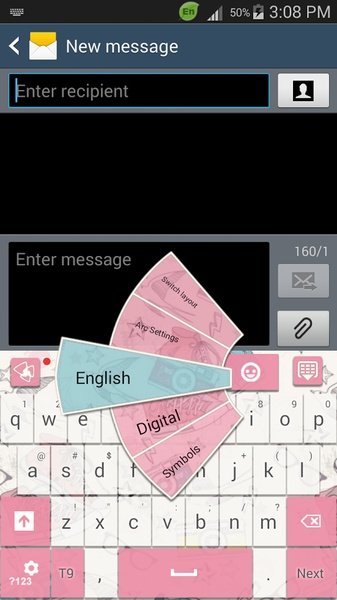 GO Keyboard Cool Theme - Preview 7