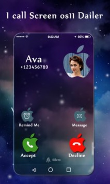 iCall Screen OS11 Dailer - Preview 1