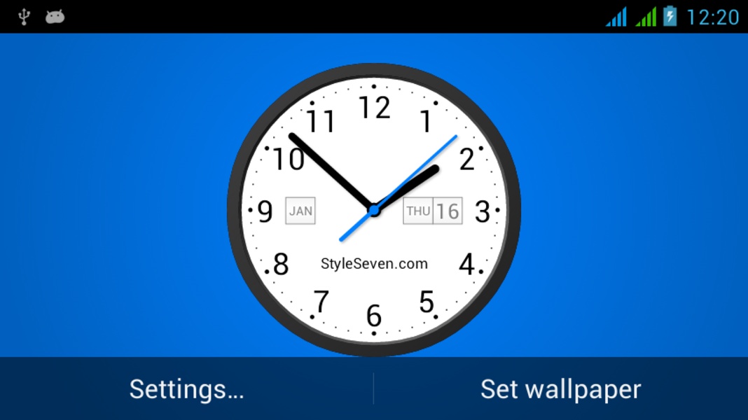 Light Analog Clock LW-7 - Preview 6