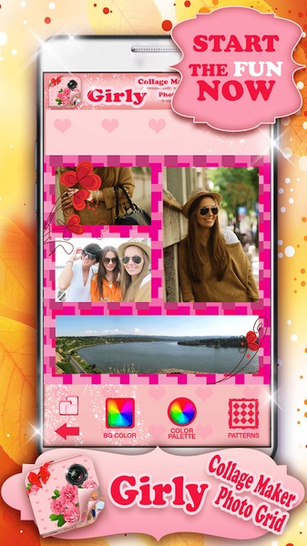 Girly Collage Maker Photo Grid - Preview 2