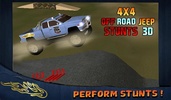 4x4 Off Road Jeep Stunt 3D screenshot 1