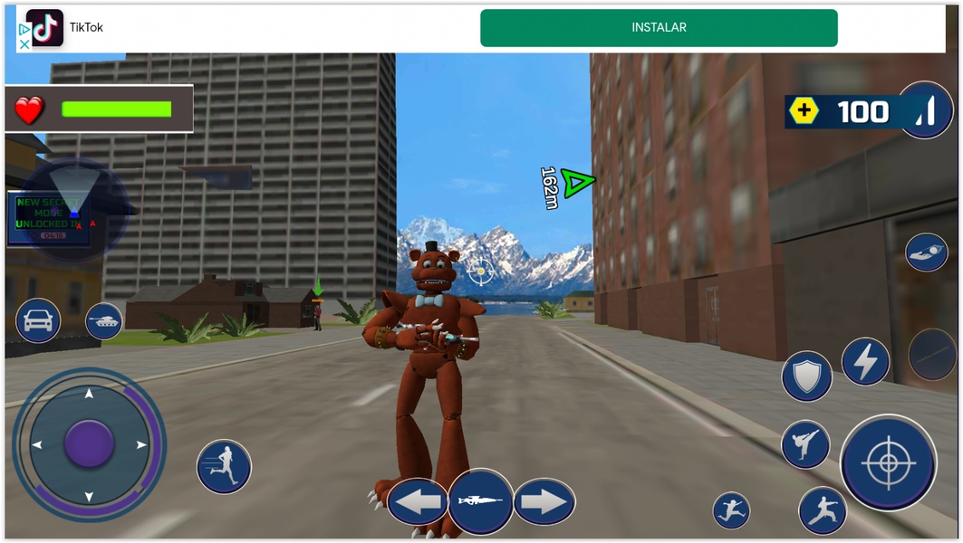 Download Bear Rope Hero, Security City on PC with MEmu