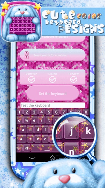 Cute Color Keyboard Designs - Preview 1