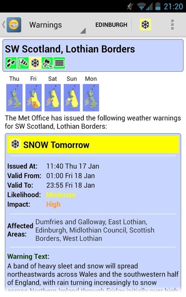 Weather Frcst UK Free - Preview 8