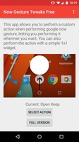 Now Gesture Tweaks Free for Android 1
