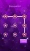 Purple Diamond Flower Zipper Lock Pattern screenshot 2