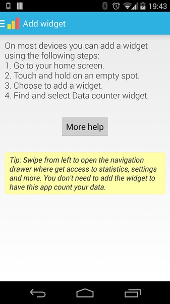 Data counter widget - Preview 3