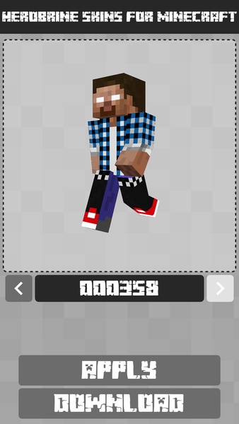 Herobrine Skins for Minecraft PE - Preview 1