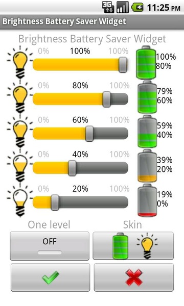 Brightness Battery Widget - Preview 4