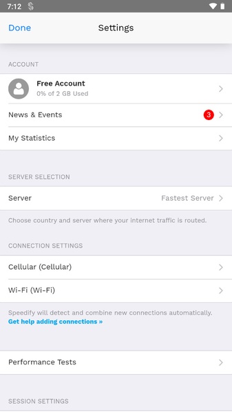 Speedify - Preview 2
