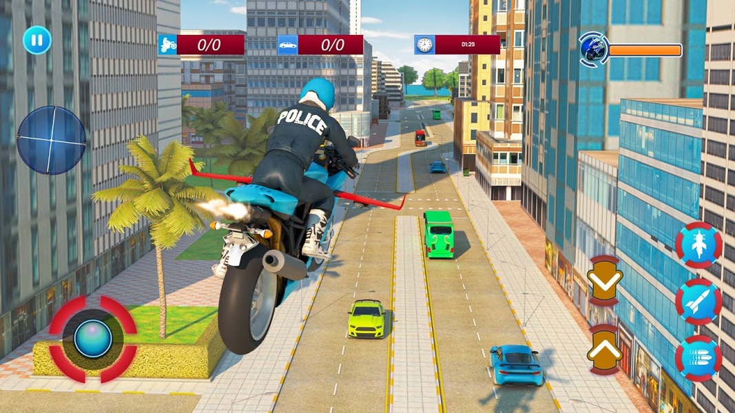 US Police Flying Bike Robot Simulator - Preview 16