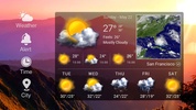 Glitter Gold Live Weather HD screenshot 12