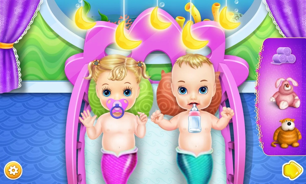 Mermaid Mommy Newborn Twins Babies Care - Preview 5
