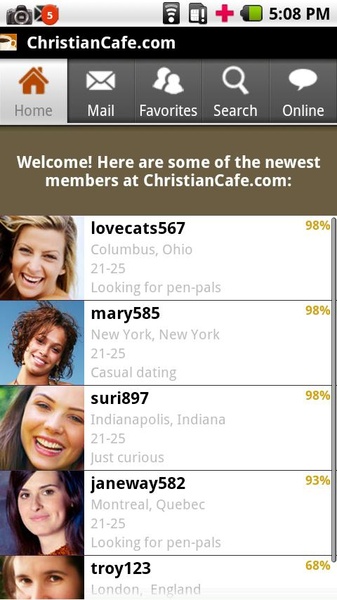 ChristianCafe.com - Preview 5
