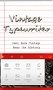 TouchPal SkinPack Vintage Typewriter Red screenshot 1