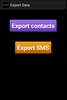 Exportar contactos y datos screenshot 4