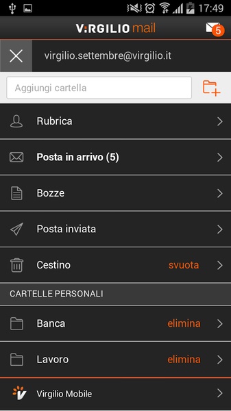 Virgilio Mail - Preview 1