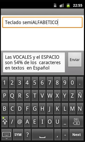 Teclado semiALFABETICO - Preview 2