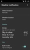 Weather notification screenshot 2